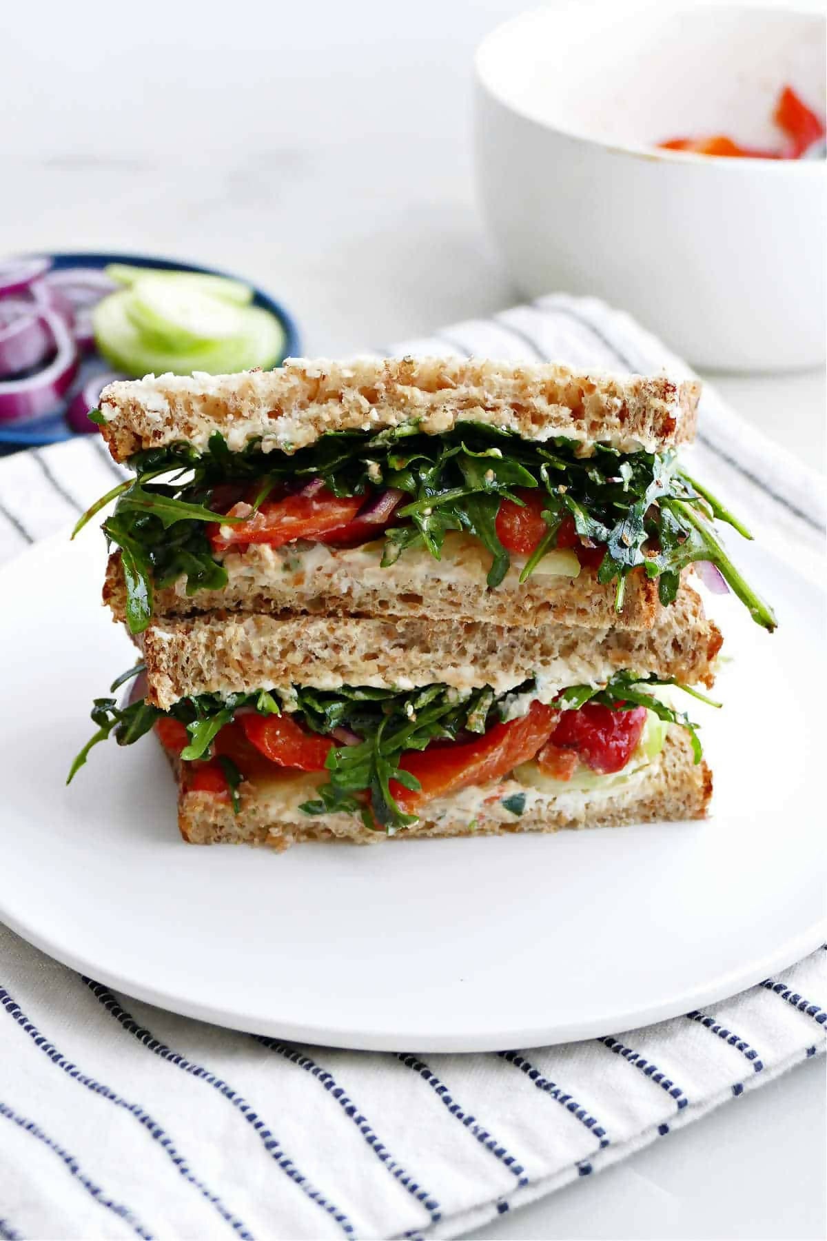 Vegetable Cheese Sandwich