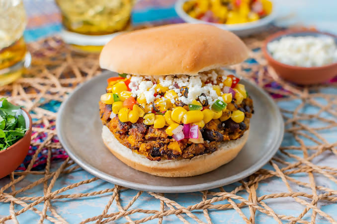 Corn Cheese Burger